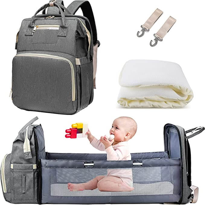 Mamma bebis ryggsäck