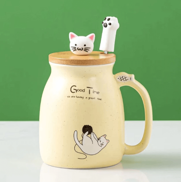 Keramisk kattmugg