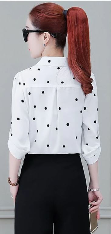 Kvinnors chiffongblus