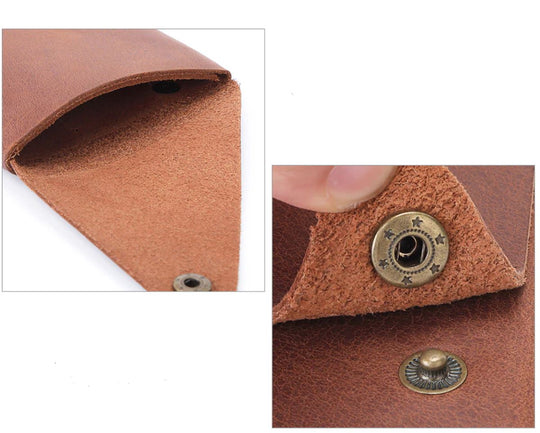 Minimalistisk Slim Läder Kortplånbok