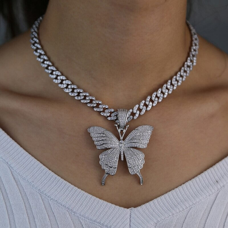 Fjäril Kedja Choker