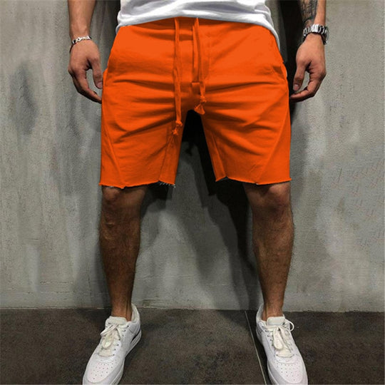 Löst släta enfärgade shorts
