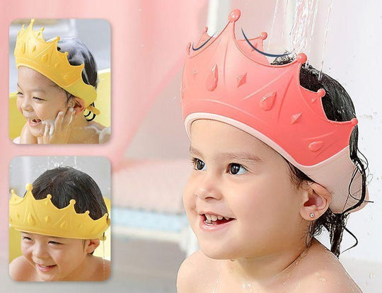 Krona baby dusch Cap