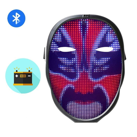 Digital mask som omvandlar ansiktet