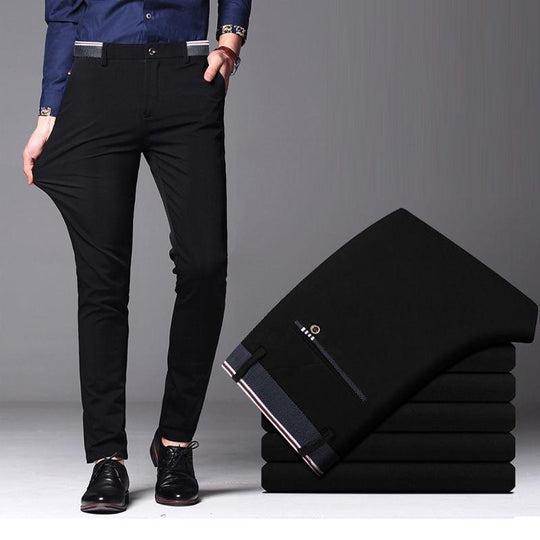 Slim Fit Stretchable formella byxor