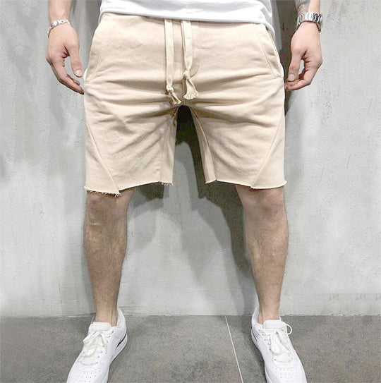 Löst släta enfärgade shorts