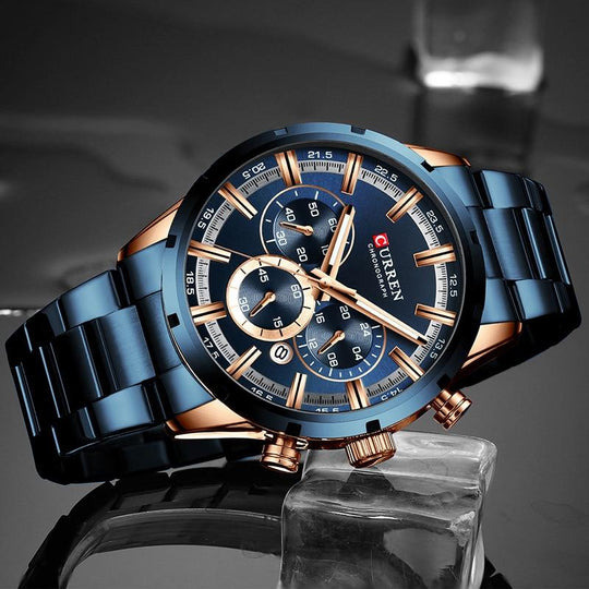 Curren Business Kronograf Klocka