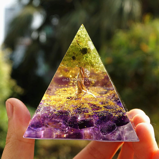 Boom des Levens - Orgonite Piramide Belleza