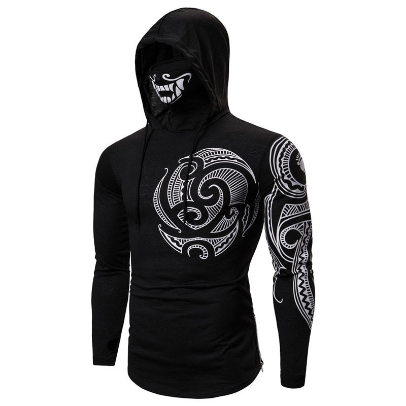 Skull Mask Hoodies för män