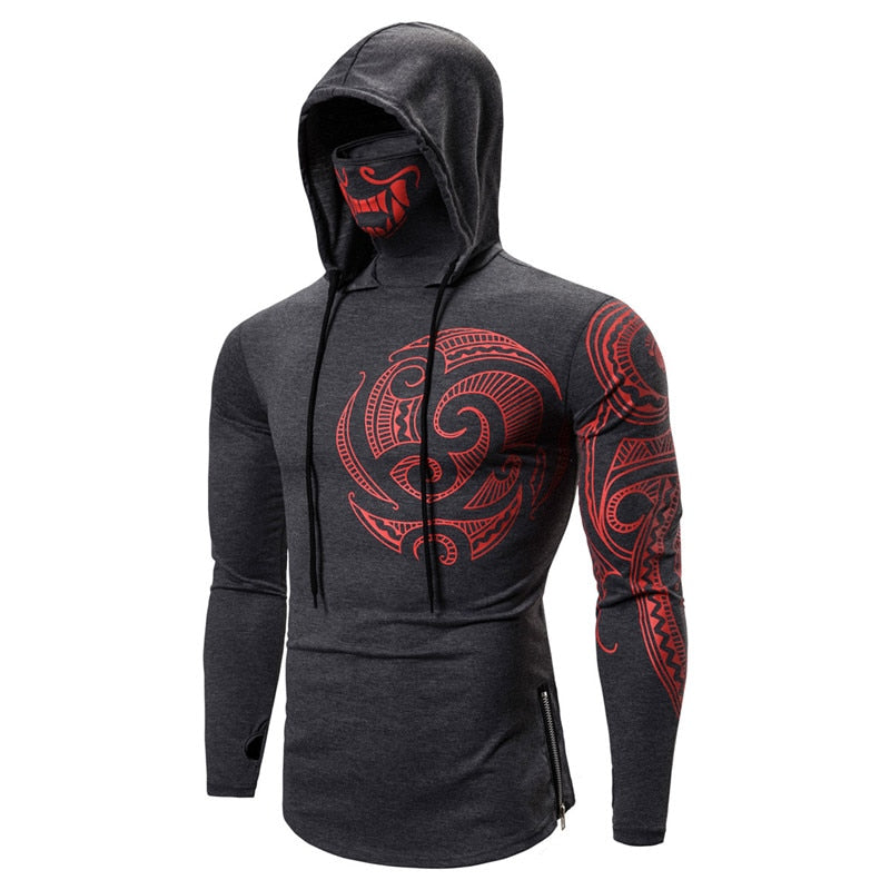 Skull Mask Hoodies för män
