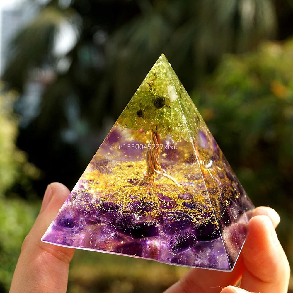 Boom des Levens - Orgonite Piramide Belleza