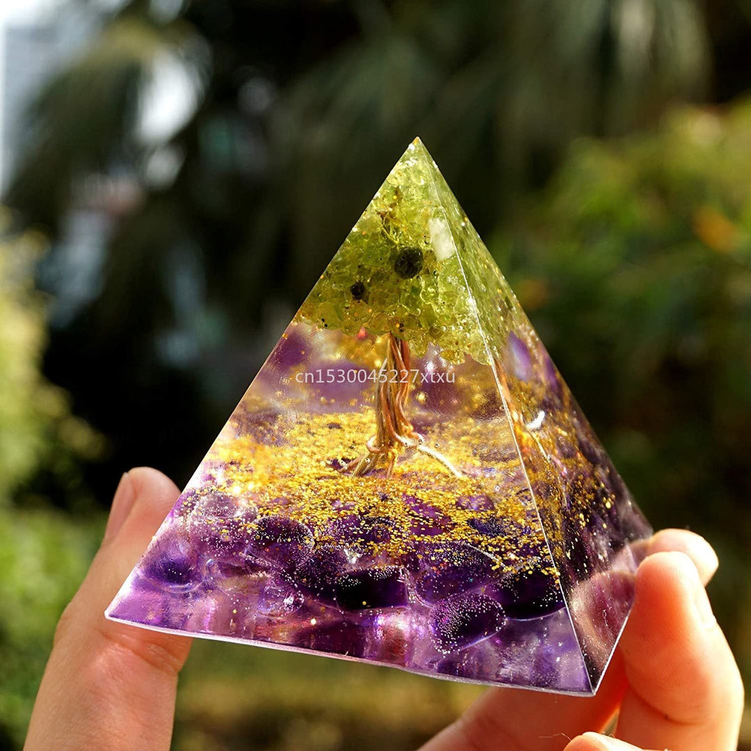 Boom des Levens - Orgonite Piramide Belleza