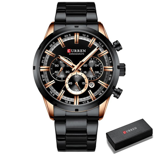 Curren Business Kronograf Klocka