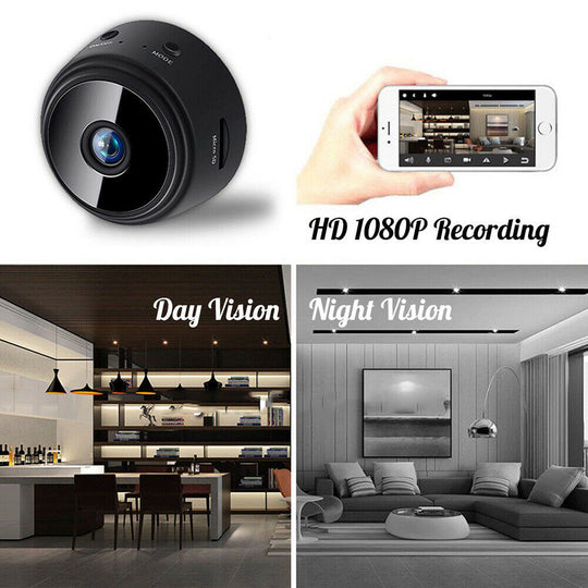 Trådlös WiFi-kamera 1080P med mörkerseende