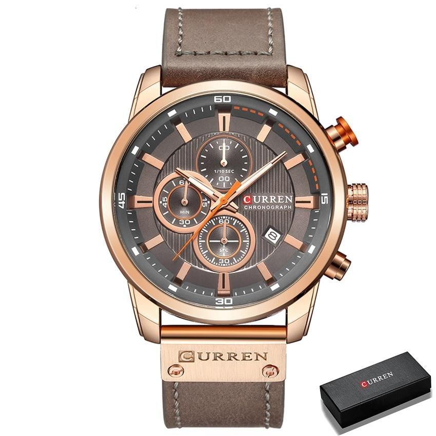 CURREN Chronograph armbandsur för män