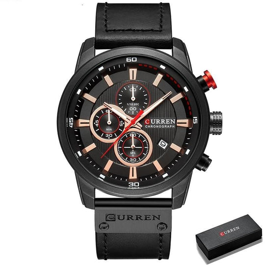 CURREN Chronograph armbandsur för män