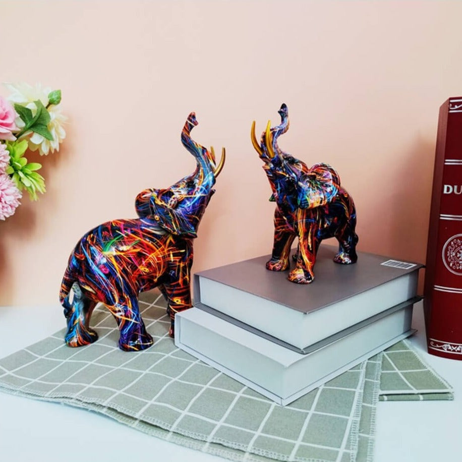 Konst elefant dekoration