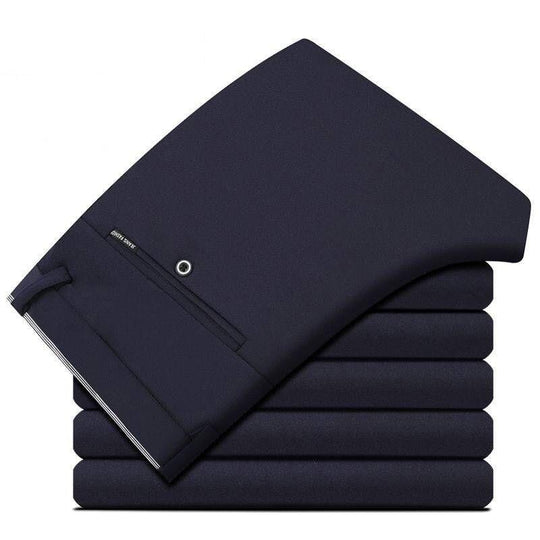 Slim Fit Stretchable formella byxor