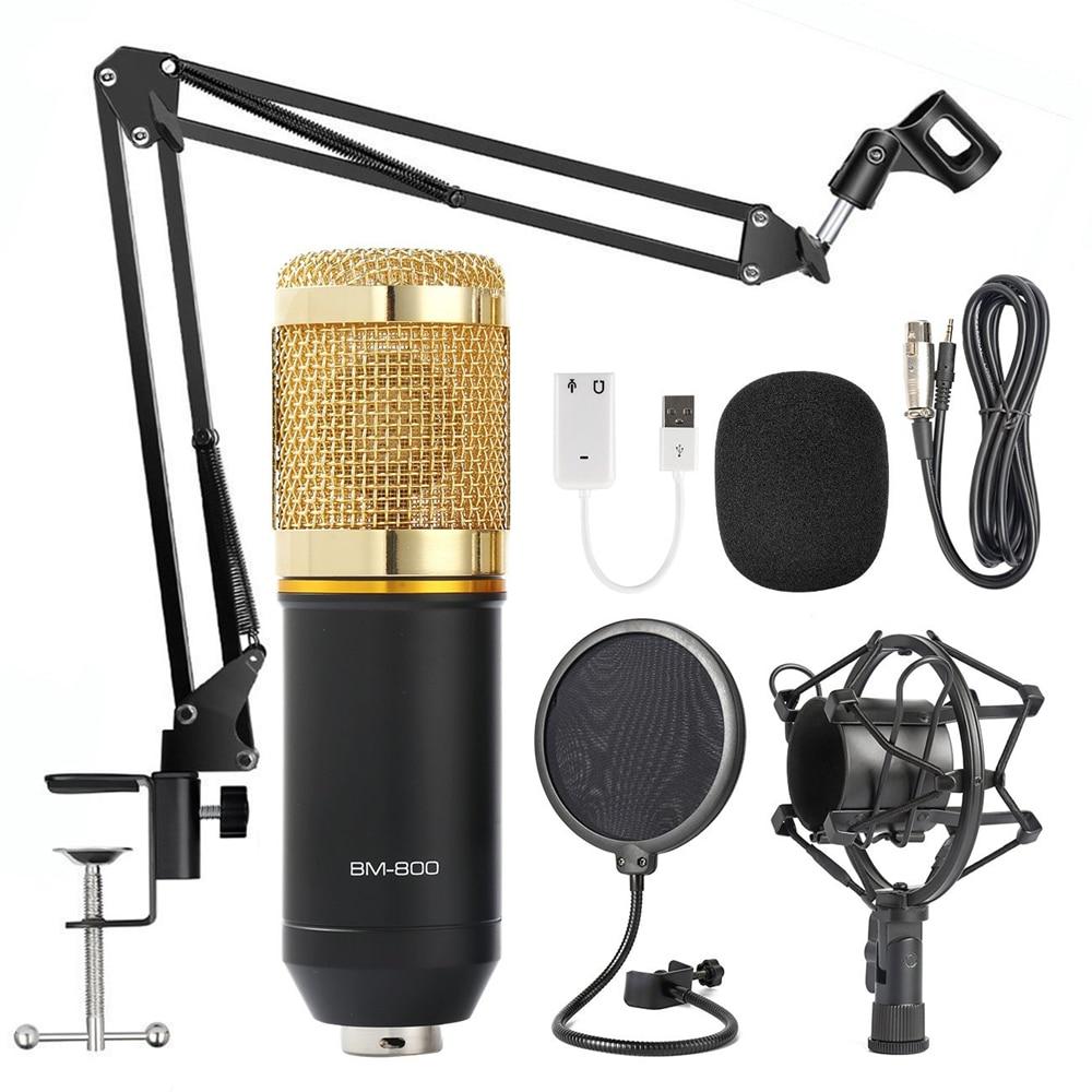 BM800 Mikrofonset Med Kondensator