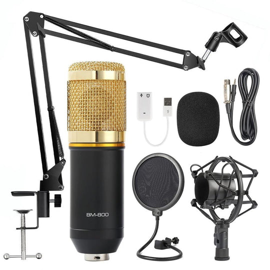BM800 Mikrofonset Med Kondensator