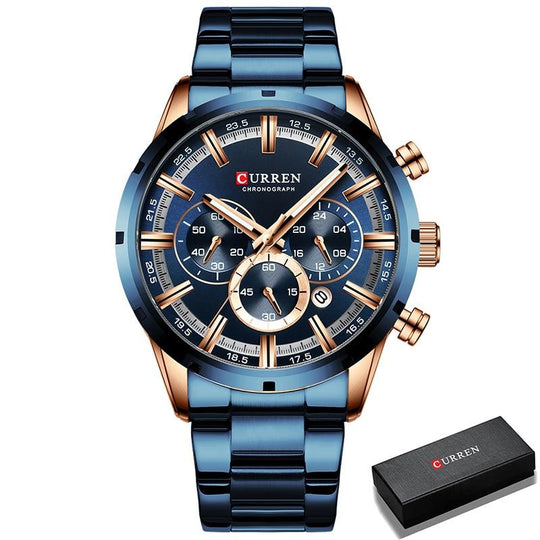 Curren Business Kronograf Klocka