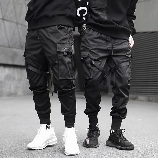 Hip Hop Cargo Pants med flera fickor