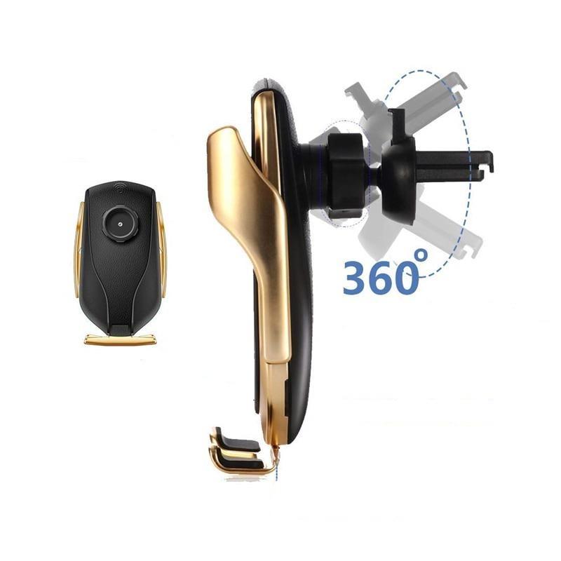 PREMIUM - Auto Clamping Phone Holder | Trådlös laddare
