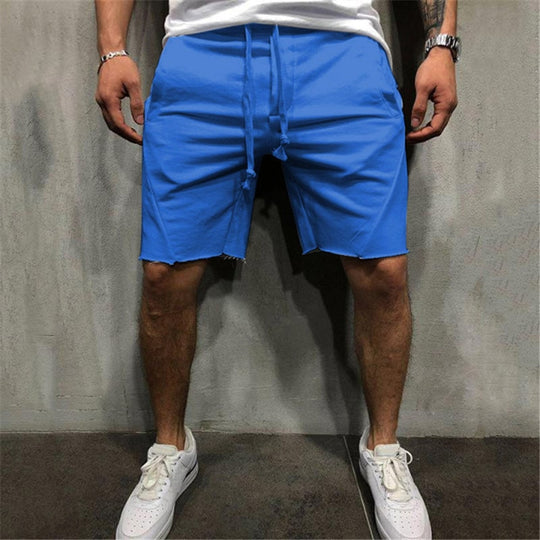 Löst släta enfärgade shorts