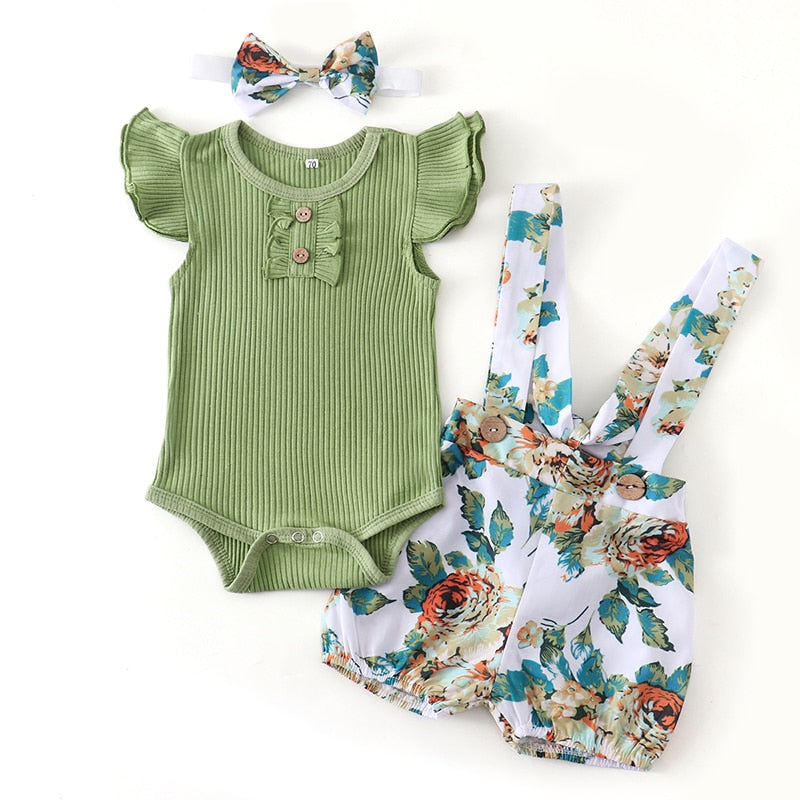 Våren Baby Outfit Uppsättning