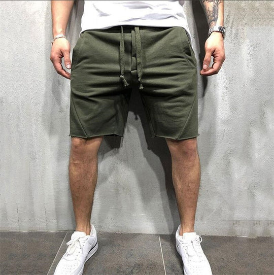 Löst släta enfärgade shorts