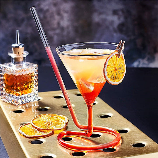Spiral halm Cocktailglas