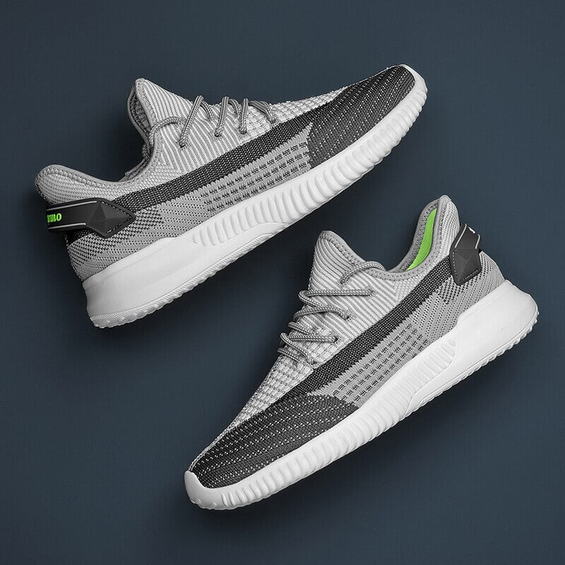 Sneakers för män i vävt mesh