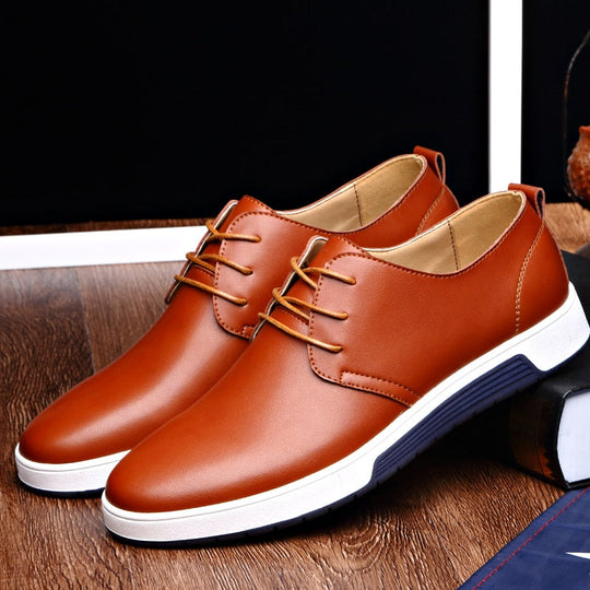Oxford Läder Casual Skor