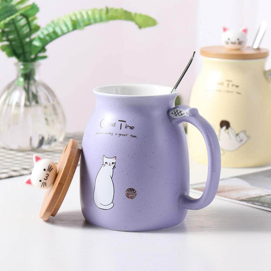 Keramisk kattmugg