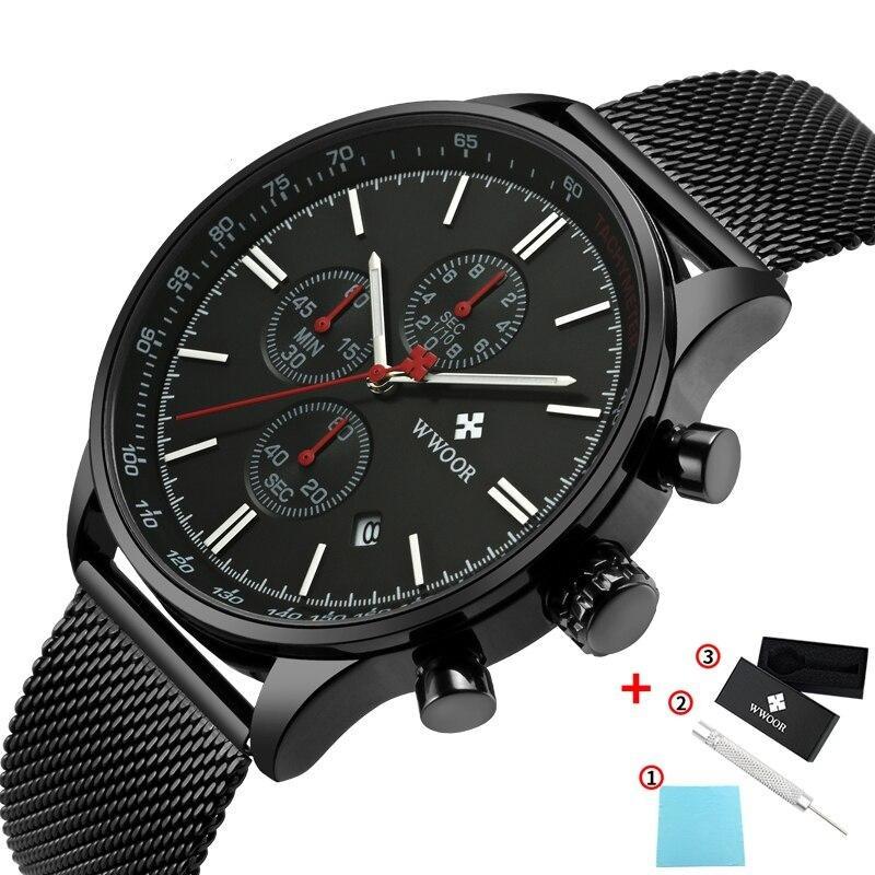 Ultra-tunnt kronografiskt armbandsur