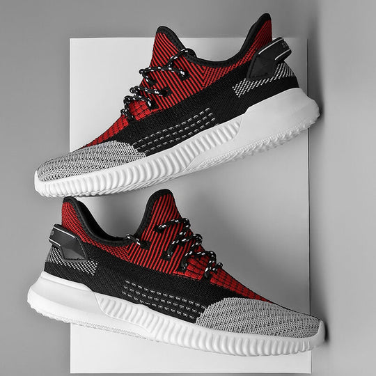 Sneakers för män i vävt mesh