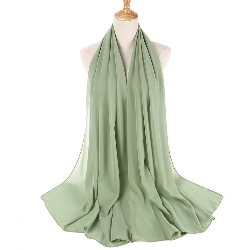Chiffon Hijab pannband