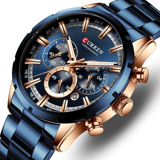 Curren Business Kronograf Klocka