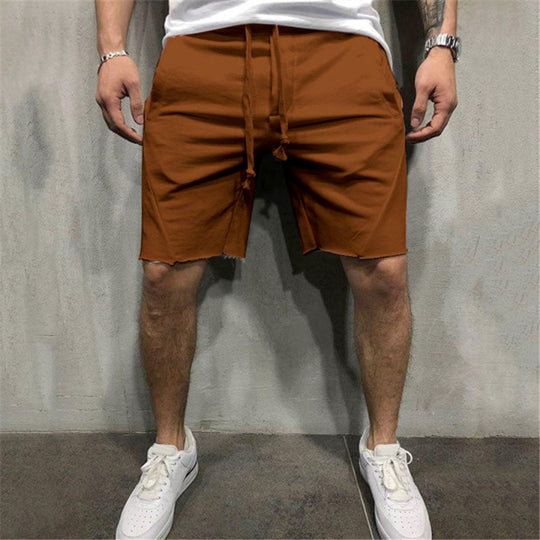 Löst släta enfärgade shorts