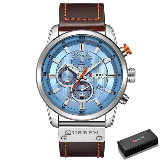 CURREN Chronograph armbandsur för män