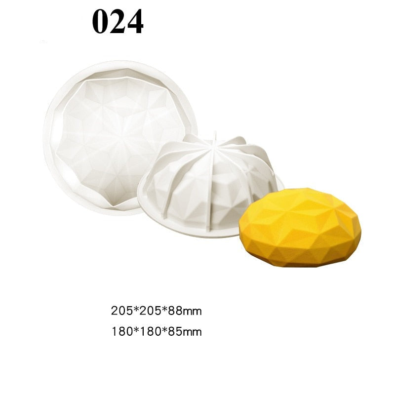 3D-silikonformar för efterrätt