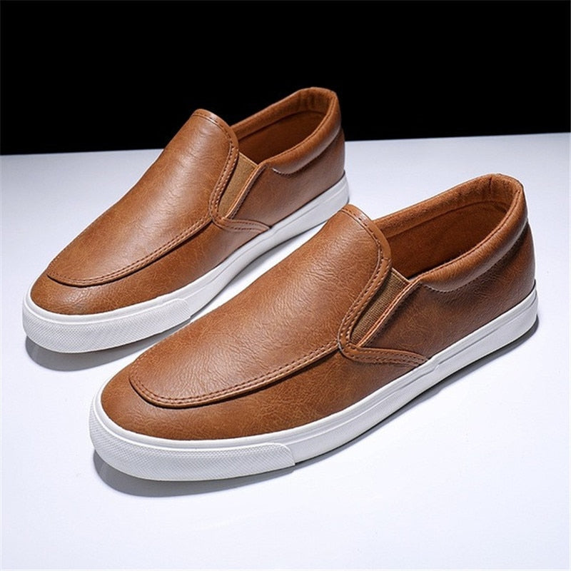 Urban Läder Loafers För Män