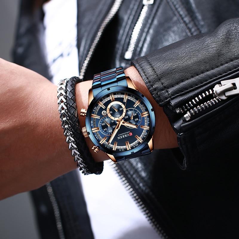 Curren Business Kronograf Klocka