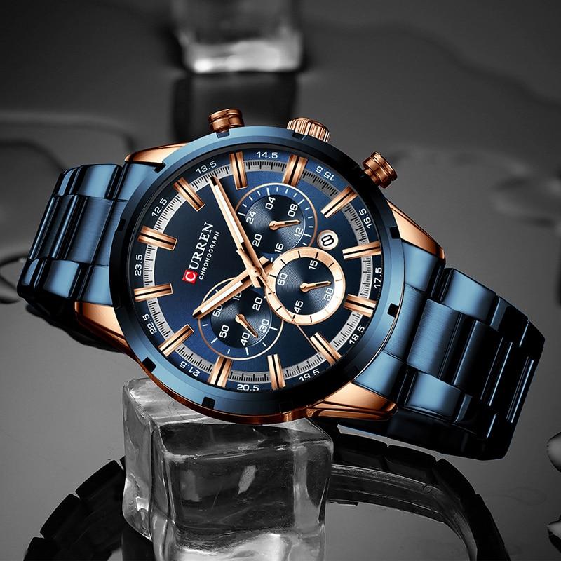 Curren Business Kronograf Klocka