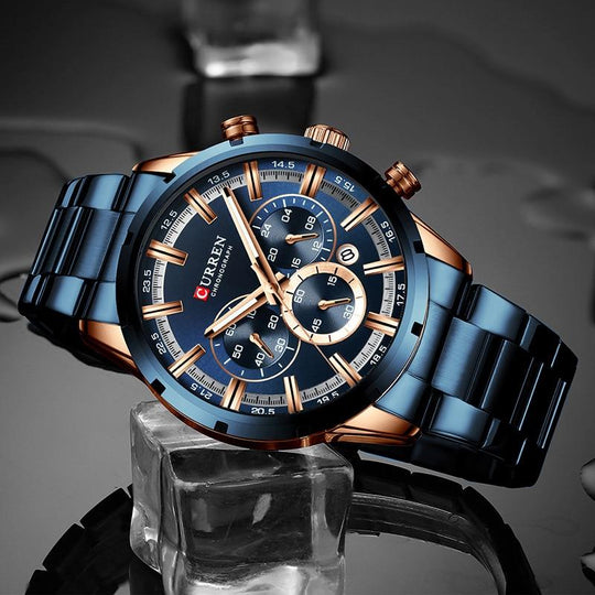 Curren Business Kronograf Klocka