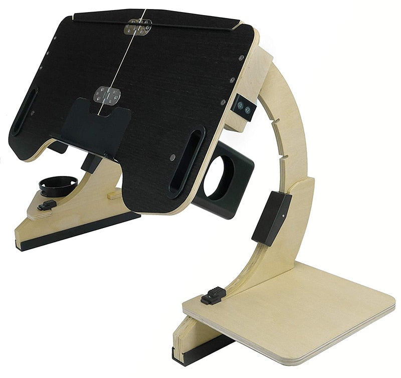 Justerbart laptopbord i trä