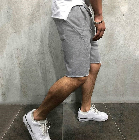 Löst släta enfärgade shorts