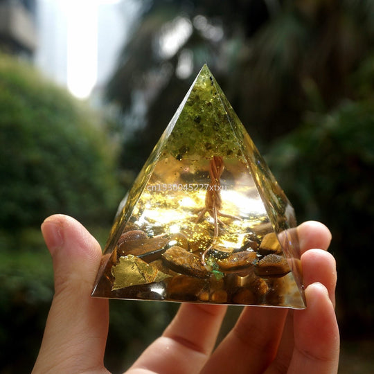 Boom des Levens - Orgonite Piramide Belleza