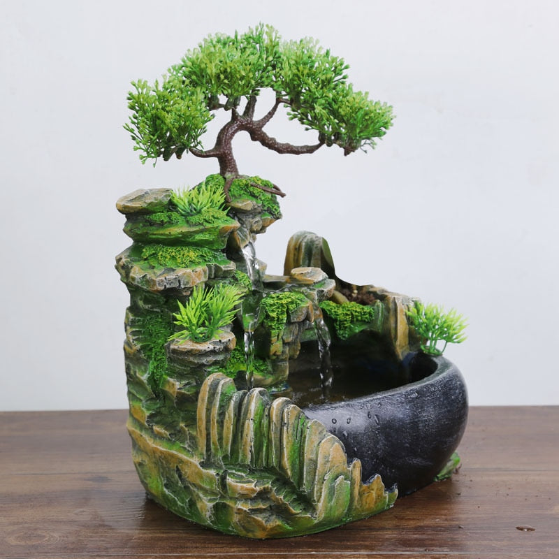 Feng Shui Flödande Vattenfontän