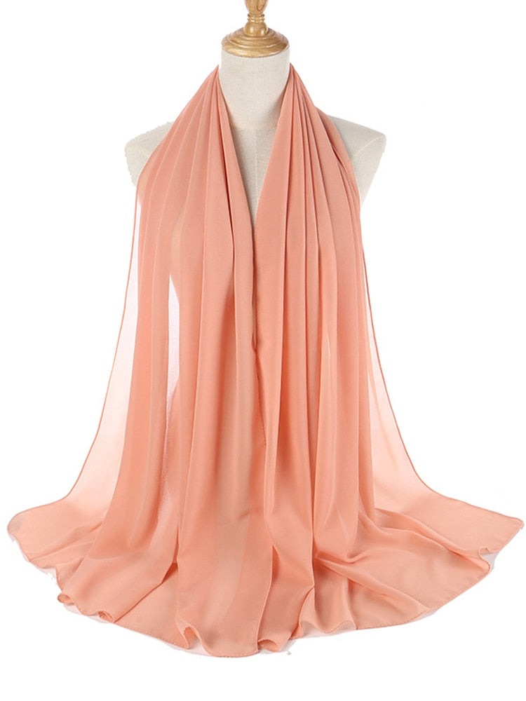 Chiffon Hijab pannband